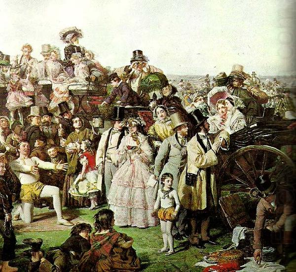 William Powell  Frith derby day, c. china oil painting image